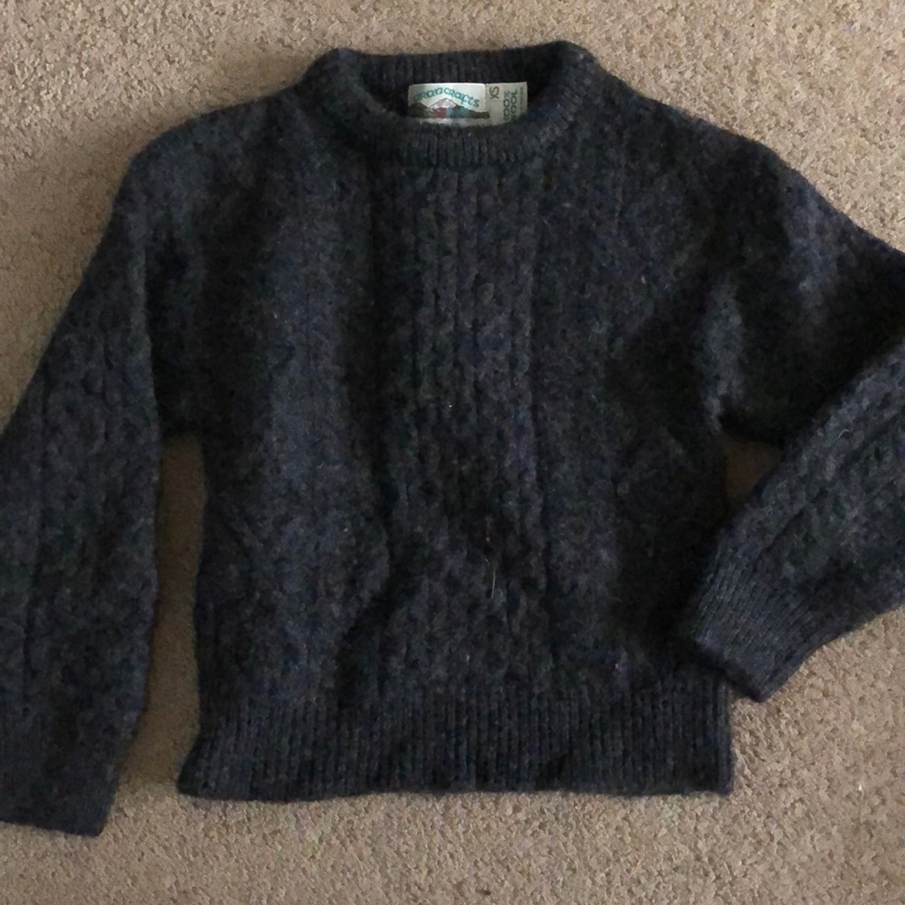 Aran 100% Wool Sweater